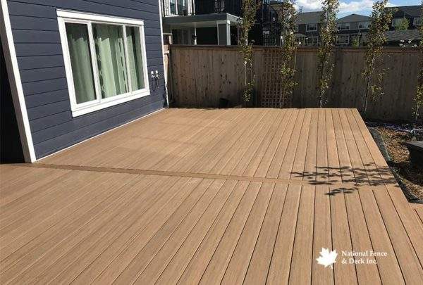 Timbertech Coconut Husk Ground Level Deck Timbertech Pro Installers